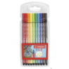 Flamaster STABILO PEN 6810, 10 sztuk, różne kolory, odporność na zasychanie