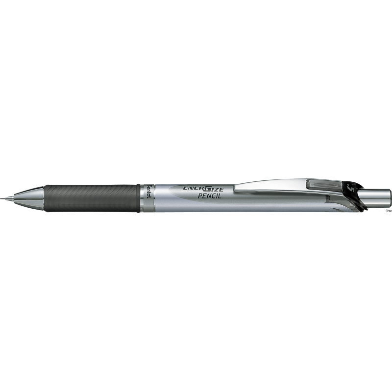 Ołówek automatyczny 0,5 mm czarny Pentel PL75-A z gumowym uchwytem i wymienną gumką