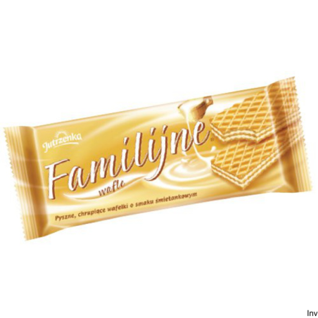 Wafle FAMILIJNE Śmietankowe 180g Jutrzenka