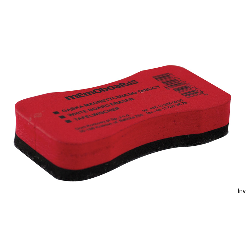 Gąbka magnetyczna do tablic suchościeralnych 10,8x5,12cm Memobe MG001