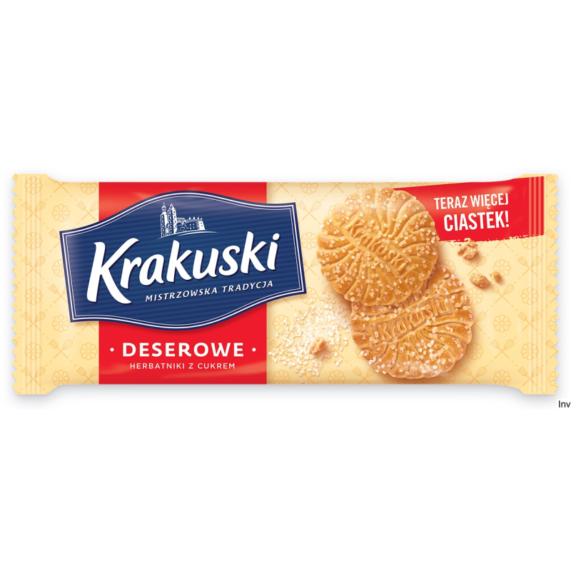 Ciastka Krakuski BAHLSEN deserowe z cukrem 200g
