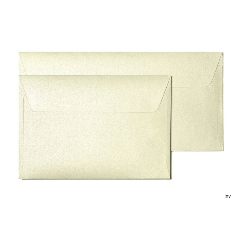 Koperta DL kremowa 120g 10 sztuk Galeria Papieru