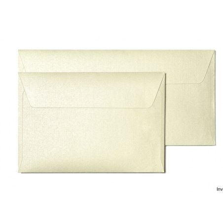 Koperta DL kremowa 120g 10 sztuk Galeria Papieru