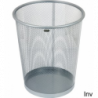 Kosz na papier siatka 12l srebrny Grand 267 x 285 x 218 mm