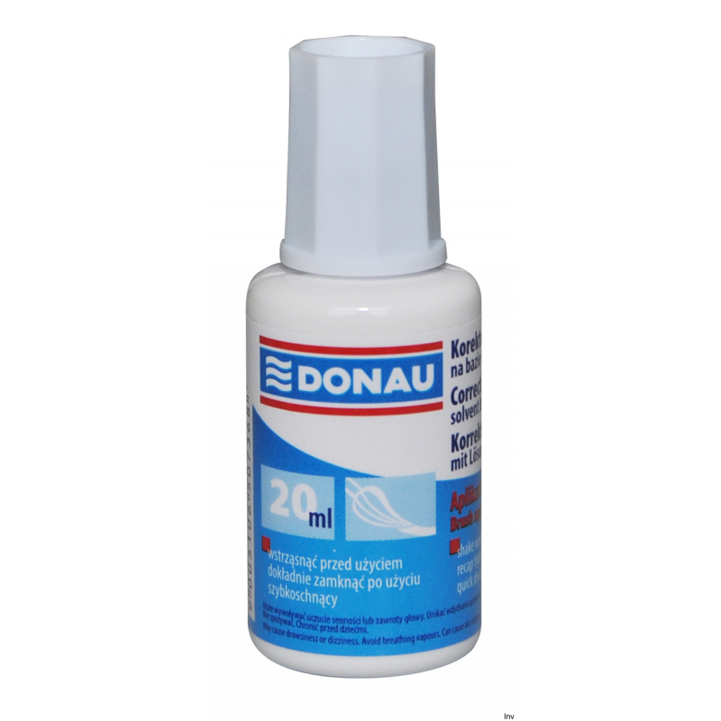 Korektor w płynie z pędzelkiem 20ml Donau