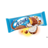 Jutrzenka Ciastka Jeżyki Kokos 140g - kruche herbatniki w mlecznej czekoladzie z orzechami i kokosową nutą