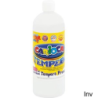 Farba tempera Carioca 1000 ml, biały, wodorozcieńczalna, do malowania na papierze, kartonie, drewnie