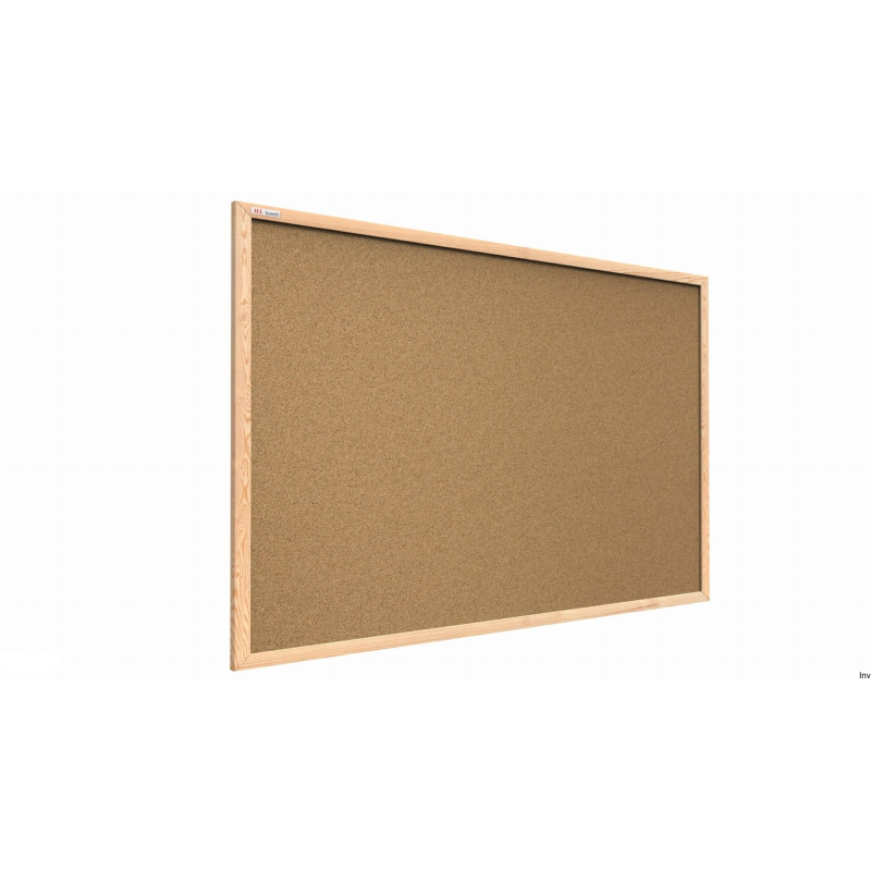Tablica korkowa 50x80 cm w ramie drewnianej Wielkor z zestawem do montażu