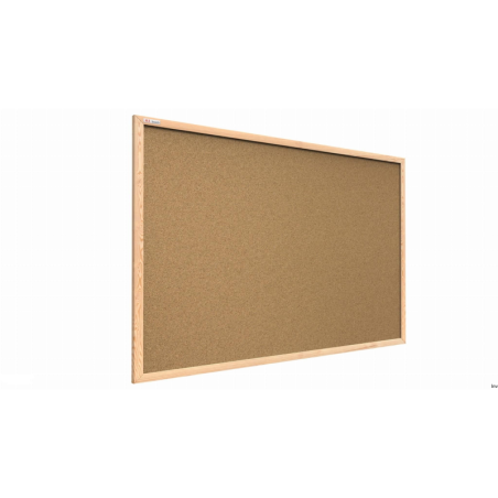 Tablica korkowa 50x80 cm w ramie drewnianej Wielkor z zestawem do montażu