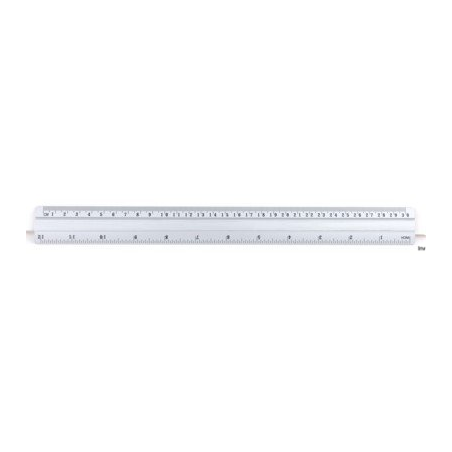 Linijka aluminiowa 30 cm Grand GR-111-30 do biura, szkoły i domu