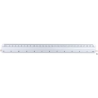 Linijka aluminiowa 30 cm Grand GR-111-30 do biura, szkoły i domu