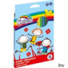 Fiorello Kredki Ołówkowe Super Soft, 18 Kolorów, Trójkątne, Lakierowane