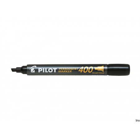 Marker permanentny czarny Pilot SCA-400, ścięta końcówka 4 mm, wodoodporny, pisze po każdej powierzchni