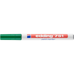 Edding Marker lakierowy 751 zielony 1-2 mm okrągła końcówka