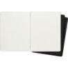 Zestaw 3 Zeszytów MOLESKINE Cahier Journals XL (19x25cm) w kropki, 120 stron, czarny
