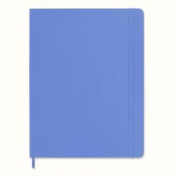 Notes MOLESKINE Classic XL (19x25 cm) w linie, miękka oprawa, hydrangea blue, 192 strony, niebieski