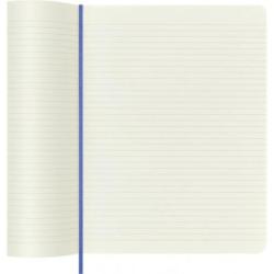 Notes MOLESKINE Classic XL (19x25 cm) w linie, miękka oprawa, hydrangea blue, 192 strony, niebieski