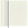 Notes MOLESKINE Classic XL (19x25 cm) w linie, miękka oprawa, hydrangea blue, 192 strony, niebieski