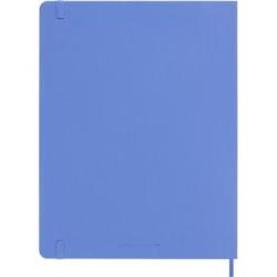 Notes MOLESKINE Classic XL (19x25 cm) w linie, miękka oprawa, hydrangea blue, 192 strony, niebieski