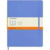 Notes MOLESKINE Classic XL (19x25 cm) w linie, miękka oprawa, hydrangea blue, 192 strony, niebieski