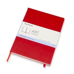 Szkicownik MOLESKINE A4 21x29,7 cm, 96 stron, czerwony