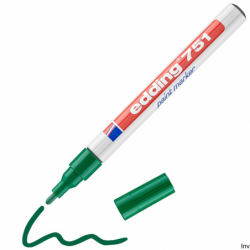 Edding Marker lakierowy 751 zielony 1-2 mm okrągła końcówka