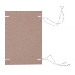 Fascykuła OFFICE PRODUCTS, A4, 220x320mm, z tasiemką, 25szt., brązowa