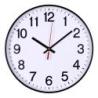 Zegar ścienny OFFICE PRODUCTS, plastikowy, 30cm, czarny