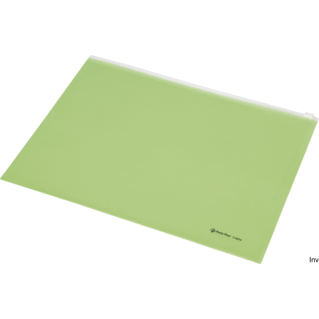 Teczka A4 na suwak zielona C4604 Panta Plast
