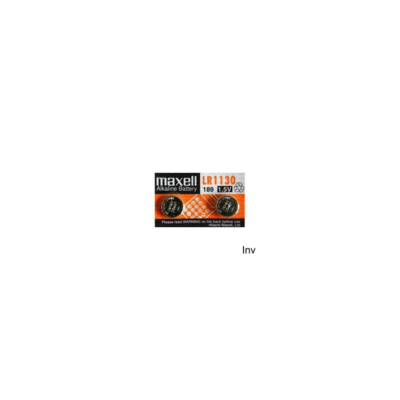 Bateria alkaliczna LR1130 / LR54 1,5V Maxell (2 sztuki) do kalkulatorów, zabawek, zegarków i urządzeń pomiarowych