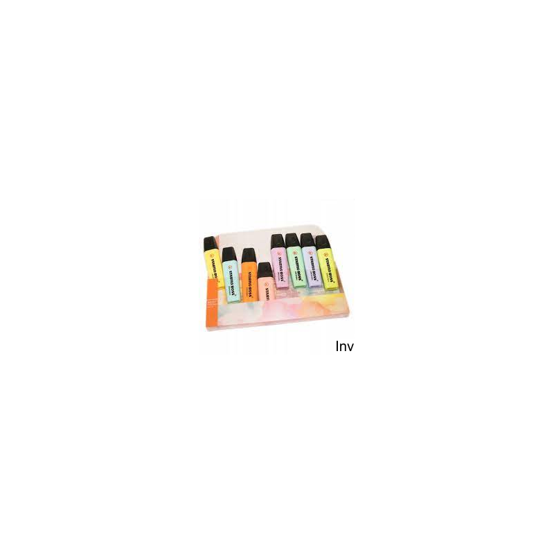 Zakreślacz STABILO BOSS pastelowy etui 8 sztuk 70/8-3