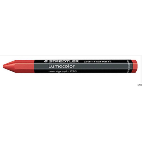 Kredka Staedtler na metal i drewno czerwona 236-2