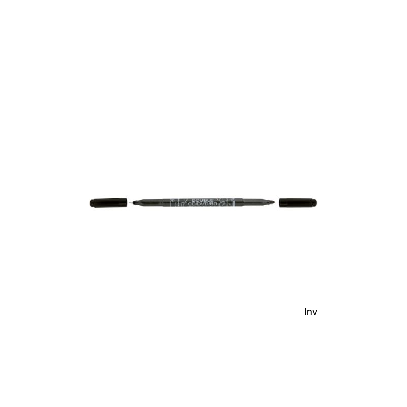 Dwustronny marker CD czarny 3616 Centropen