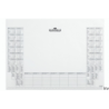 Wkład z kalendarzem do podkładu na biurko Durable 7291, 25 arkuszy, biały, 570 x 410 mm