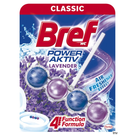 Bref Zawieszka WC POWER ACTIV 50g Lawenda kulki