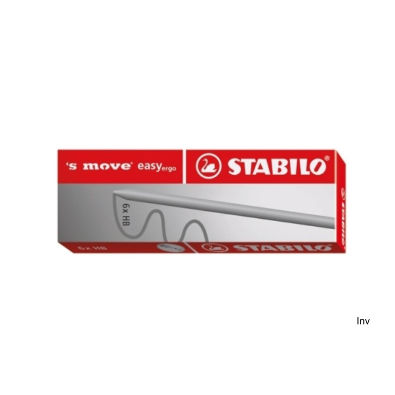 Wkłady grafitowe Stabilo s move easy HB 3,15 mm 6 sztuk w opakowaniu