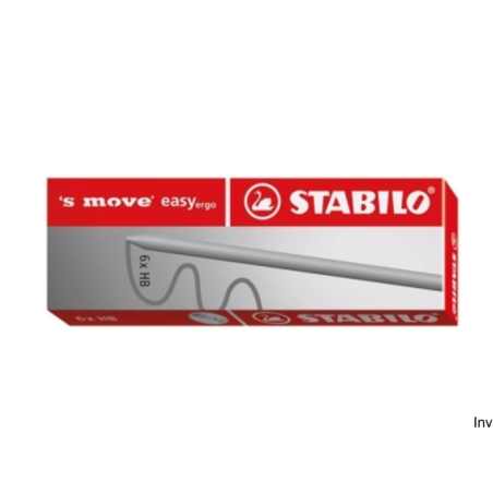 Wkłady grafitowe Stabilo s move easy HB 3,15 mm 6 sztuk w opakowaniu
