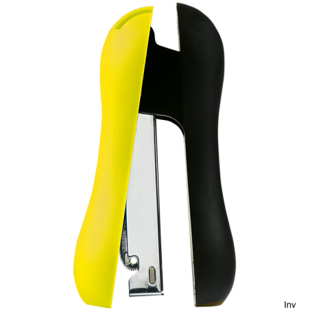 Zszywacz EAGLE TYST1208 żółty, metalowy, do 20 kartek, zszywki 24/6, 26/6, głębokość zszywania 67 mm