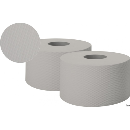 Papier toaletowy JUMBO-ROLL szary 1-warstwowy 120m Ellis