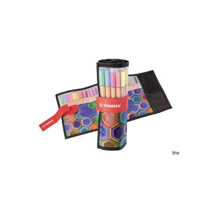 Cienkopis STABILO point 88 Rollerset 25 sztuk w intensywnych kolorach ARTY 8825-071-20