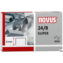 Zszywki Novus 24/8, 1000...