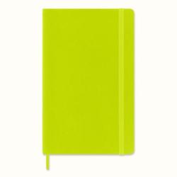 Notes MOLESKINE Classic L (13x21 cm) gładki, miękka oprawa, lemon green, 192 strony, zielony