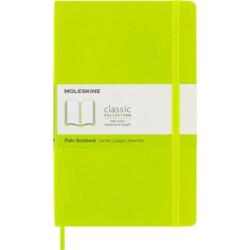 Notes MOLESKINE Classic L (13x21 cm) gładki, miękka oprawa, lemon green, 192 strony, zielony