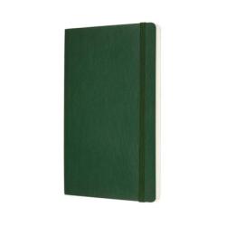 Notes MOLESKINE L (13x21cm) w kropki, miękka oprawa, myrtle green, 192 strony, zielony