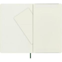 Notes MOLESKINE L (13x21cm) w kropki, miękka oprawa, myrtle green, 192 strony, zielony