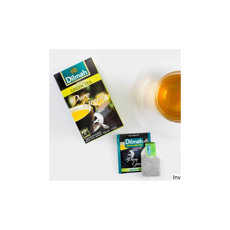 Herbata Dilmah Pure Green Tea 20 kopert 1,5g zielona