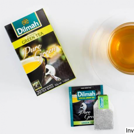 Herbata Dilmah Pure Green Tea 20 kopert 1,5g zielona