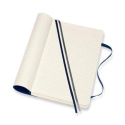 Notes MOLESKINE Classic L (13x21 cm) w linie, miękka oprawa, sapphire blue, 400 stron, niebieski