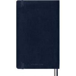Notes MOLESKINE Classic L (13x21 cm) w linie, miękka oprawa, sapphire blue, 400 stron, niebieski