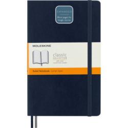 Notes MOLESKINE Classic L (13x21 cm) w linie, miękka oprawa, sapphire blue, 400 stron, niebieski